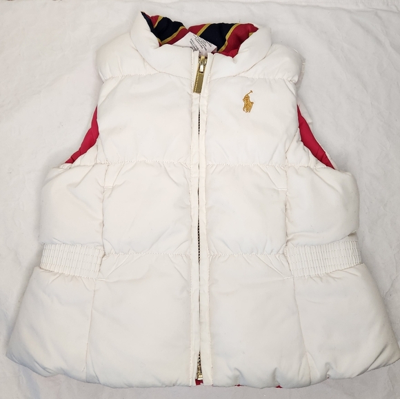 12M Ralph Lauren Reversible Down Puffer Vest - Picture 3 of 15